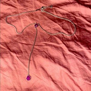 Kendra Scott “Y” drop necklace